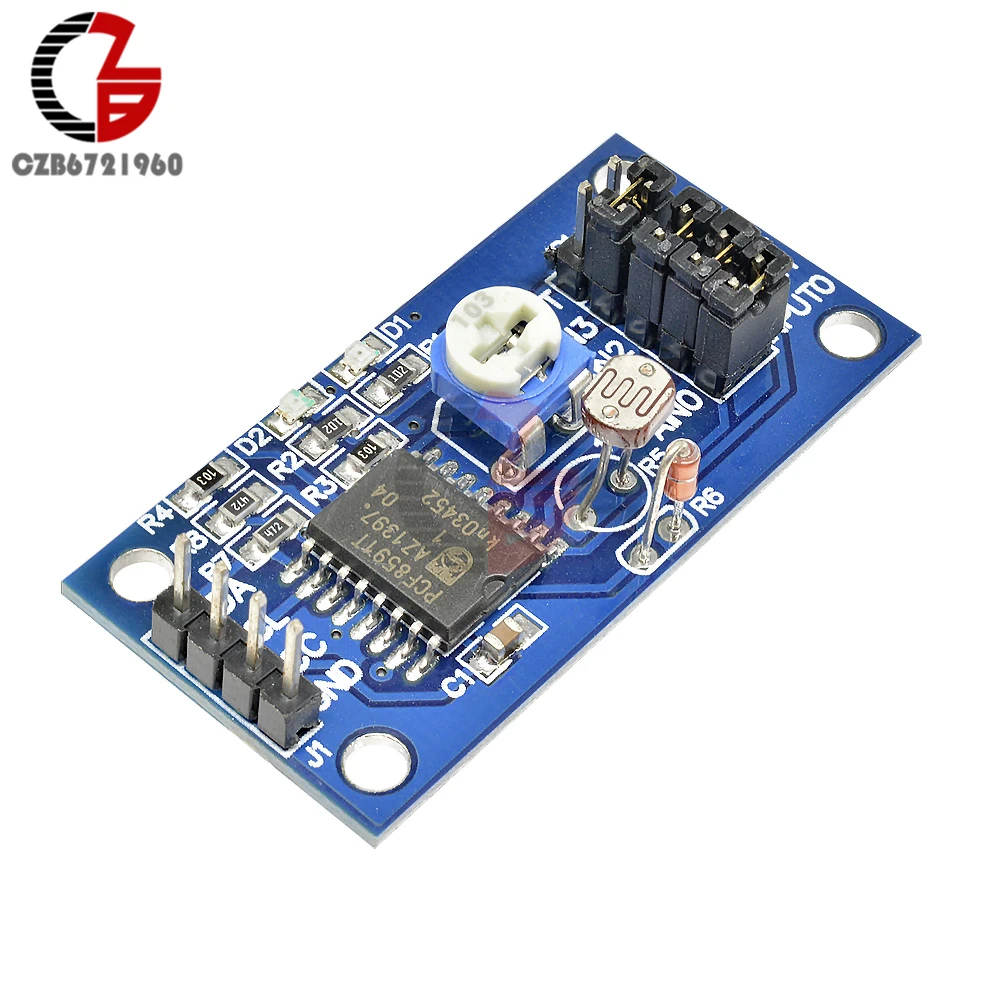 Модуль преобразователя I2C PCF8591 8 бит A/D и D/A 2 5 в 6 мультиплексирование аналогового