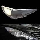 Головной светильник объектив для Hyundai Sonata 2011 2012 2013 2014 головной светильник абажур для лампы с металлическим каркаксом Замена передних автомобильных светильник Авто оболочки