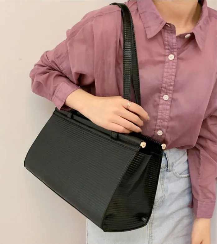 

Summer bags ladies new lizard pattern fashion large-capacity commuter shoulder bag women's versatile shoulder bag trend