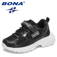 bona 2021 new designers casual sneaker kids shoes girls boys light breathable mesh running teens sports shoes children footwear