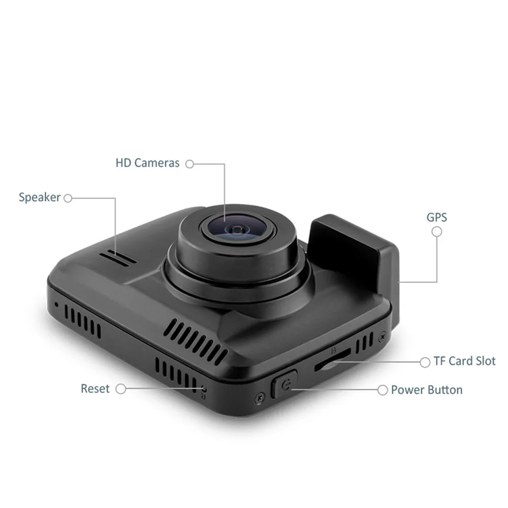 GS63H 4K Встроенный gps WiFi Автомобильный видеорегистратор регистратор видеорегистратор для транспорта, с двумя объективами камера заднего вида видеокамера Автомобильный видеорегистратор Камера ночного видения