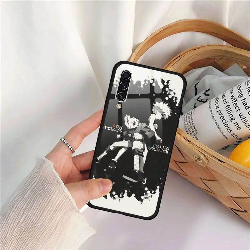 

Hunter X Hunter Killua Zaoldyeck Phone Case Tempered glass For Samsung S10 S20 plus Ultra E note8 note9 note10 pro