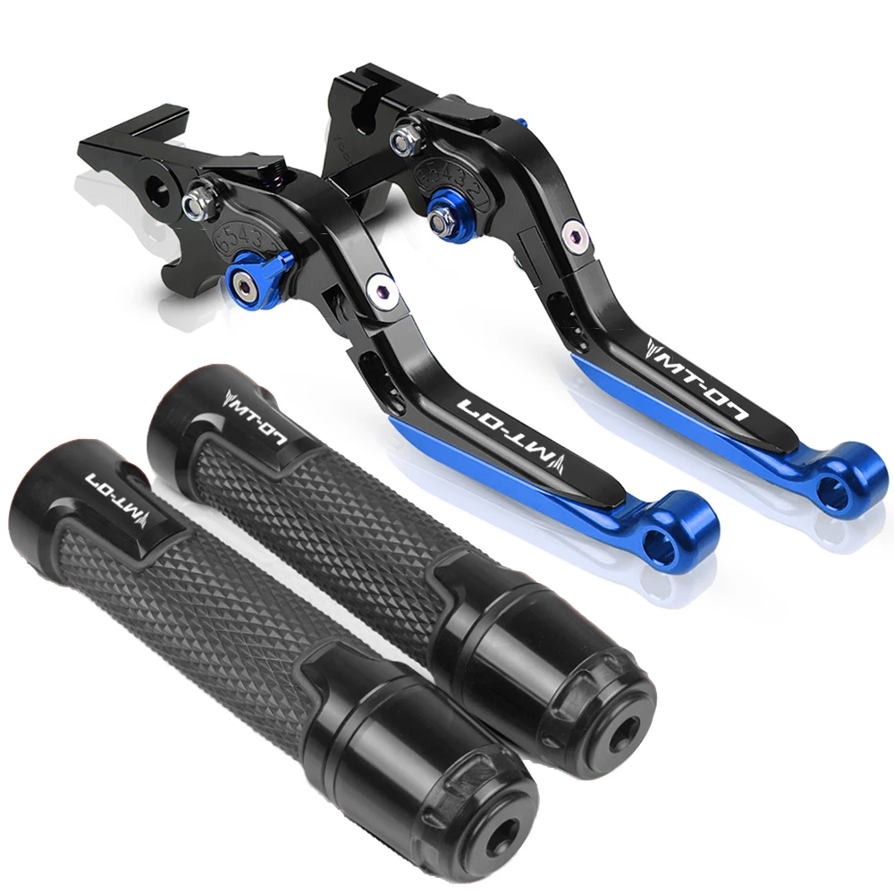 

Motorcycle Accessories Brake Lever Clutch Levers Handlebar Hand Grips For Yamaha MT07 TRACER GT MT-07 MT 07 2018 2019 2020 logo