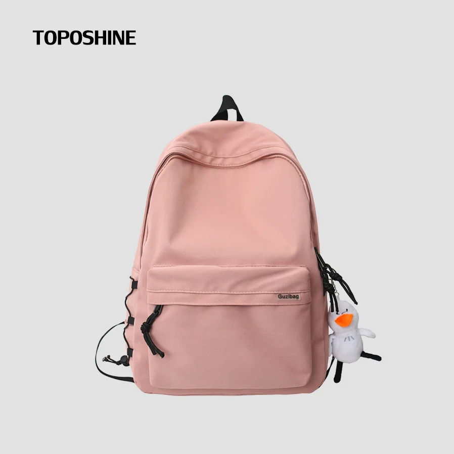 

Waterproof Outdoor Nylon Backpacks Black Women Backpacks High Quality School Bags for Teenage Girl Solid Travel Bags Rucksack