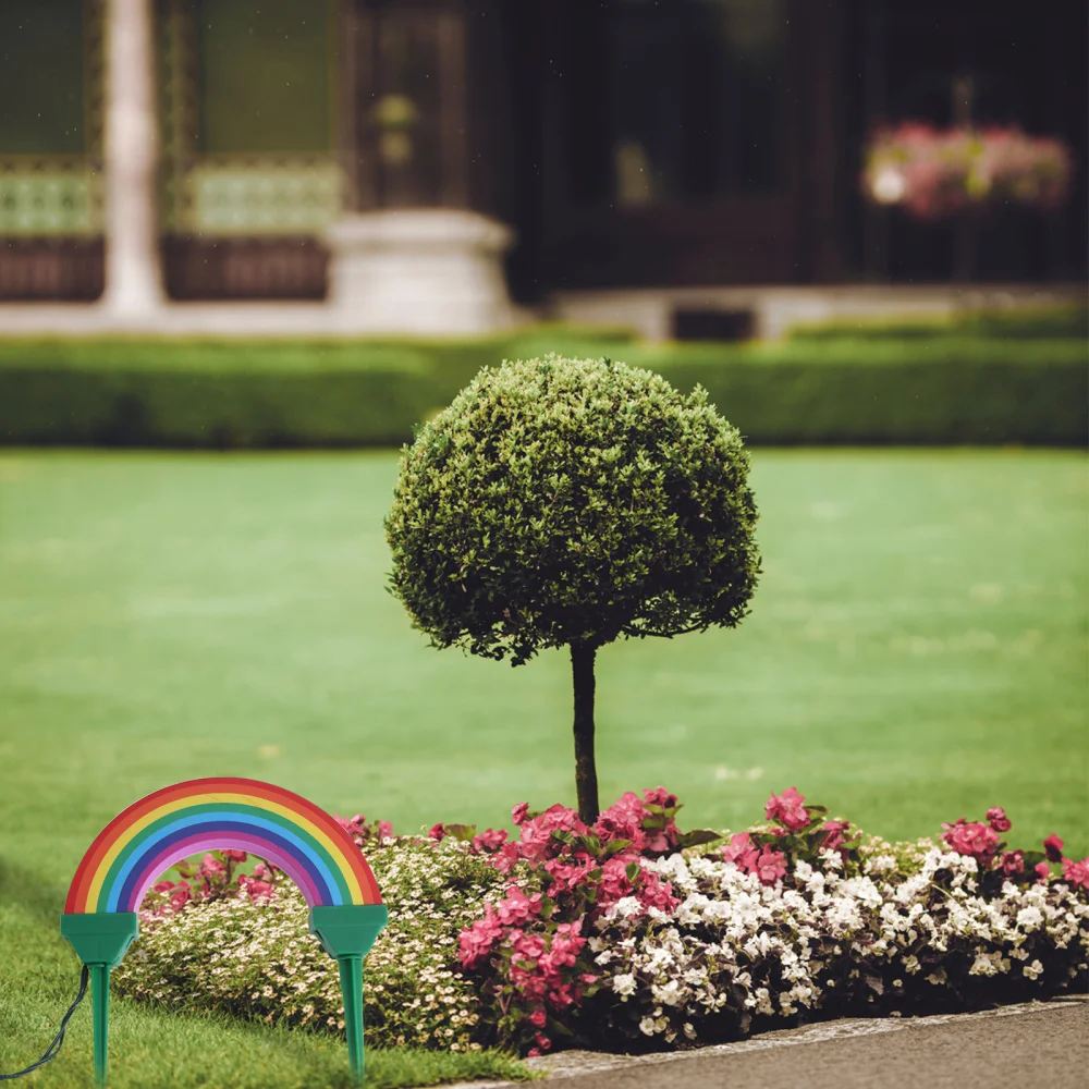 

1pc Garden In-ground Lamp Yard Colorful Light Solar Energy Lighting Ornament