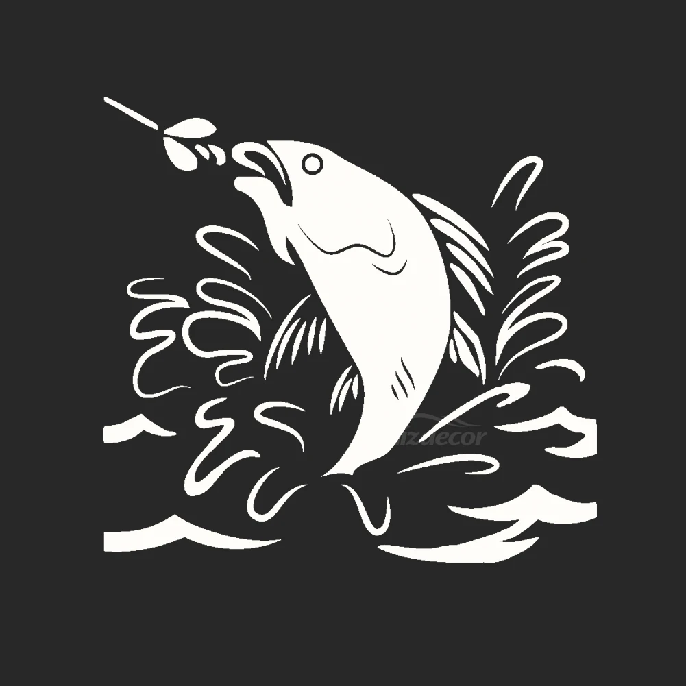 В приманка рыбы в реке автомобильные наклейки для украшения кузова