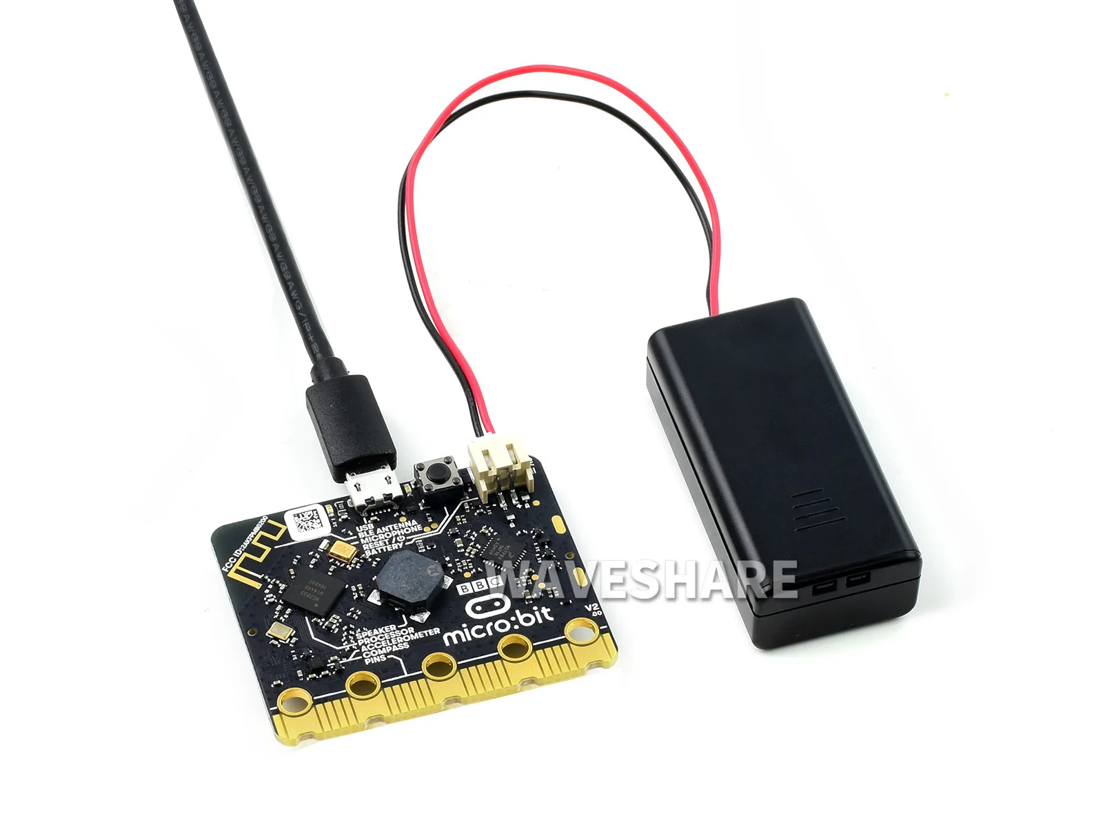 

Micro:bit V2 Go Kit,BBC Micro:bit V2, Upgraded Processor, Built-In Speaker And Microphone, Touch Sensitive Logo