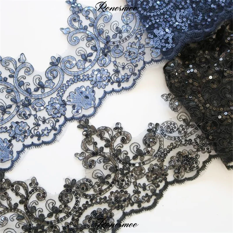 Изящный 1Yd шнур вышивка белый цветок из ткани Венеция сетка аппликация с