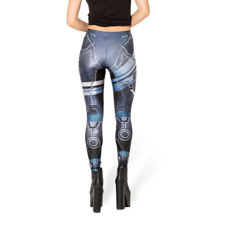 Bottom pants for women in autumn and winter 3D digital printing sexy leggings |