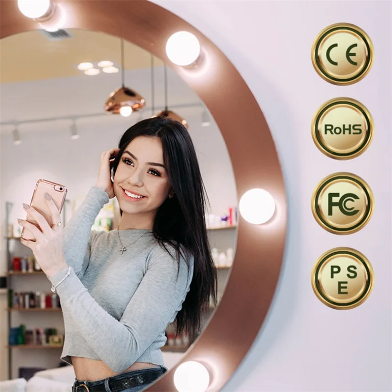 OUFULA Vanity светильник Голливуд USB косметическое зеркало лампа светодиодный