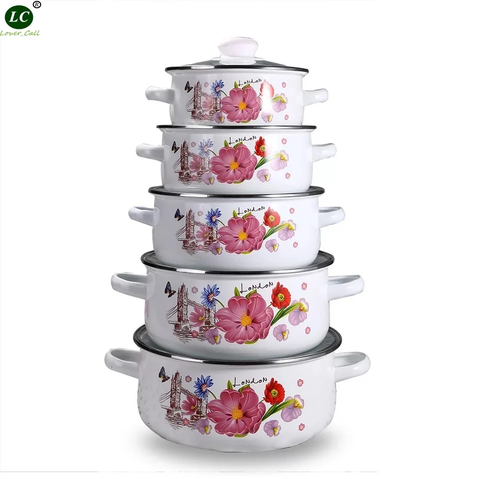 товары для кухни Набор инструментов приготовления пищи 5 кастрюль набор 1 литров