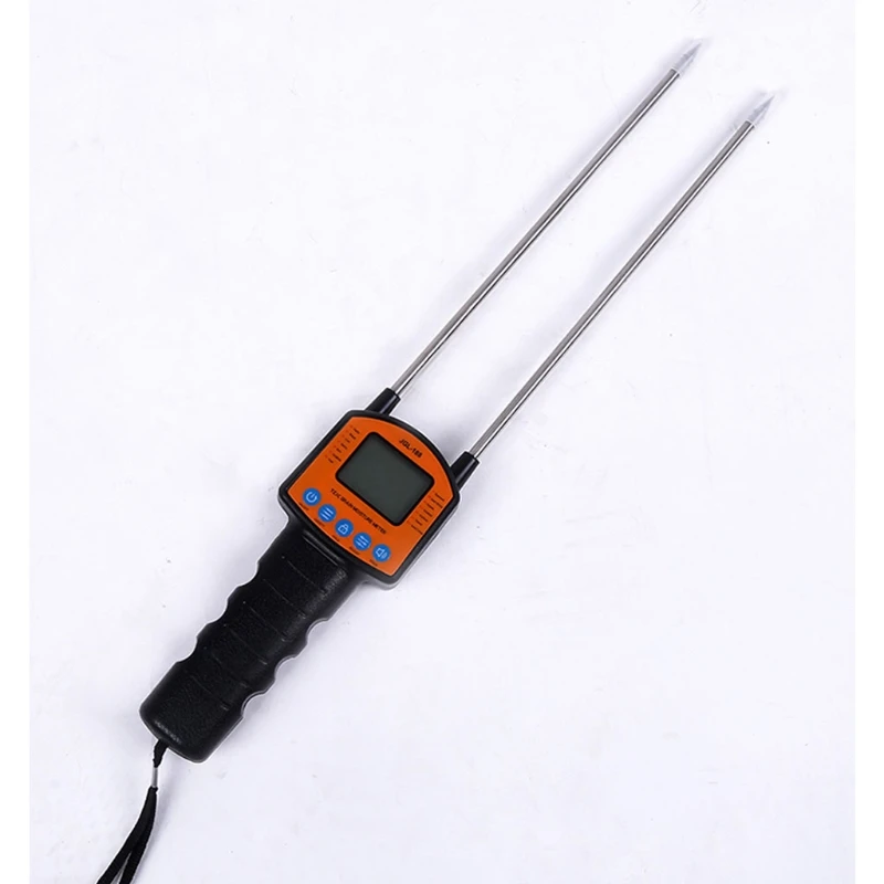 

Grain Moisture Meter with Speaker LCD Display Digital Accurate Humidity Tester with Measuring Probe Wheat Corn Paddy