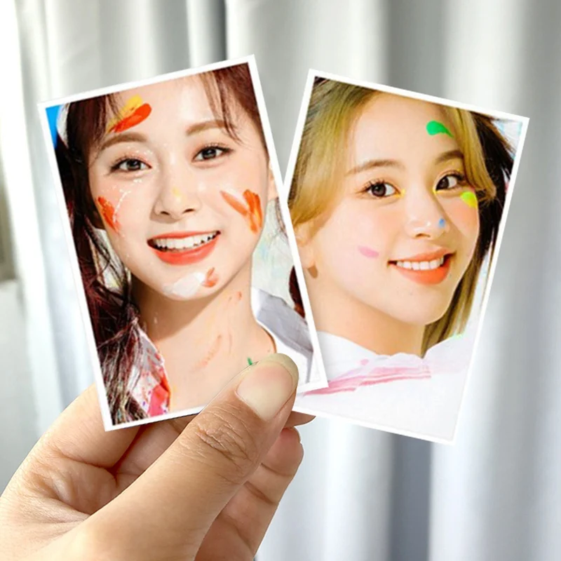 

40Pcs/set KPOP TWICE Girls 2021 Fanfare Album HD Photo Card PVC Cards Self Made LOMO Card Photocard