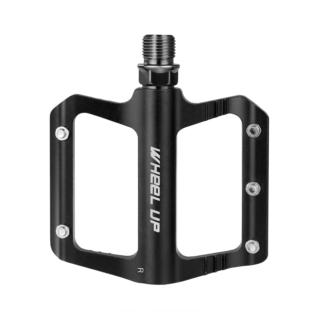 2 pcs WHEEL UP Aluminum Alloy Bearing Dead Fly Pedal Non-slip Foot Accessories Mountain Bike Bicycle Pedals Nylon Fiber | Спорт и