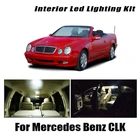 Для Mercedes Benz CLK W209 C209 W208 C208 A209 AMG 1998-2009 2010 автомобиля светодиодный внутренний светильник Canbus без ошибок автомобильные аксессуары