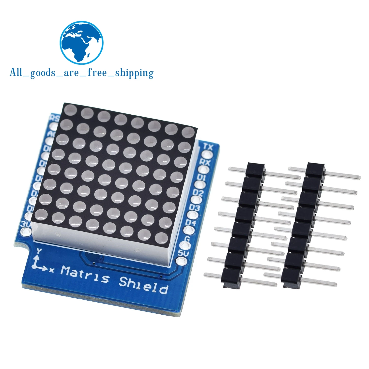 Матрица TZT светодиодный экран V1.0.0 для WEMOS D1 Mini цифровой сигнал выходной контроль
