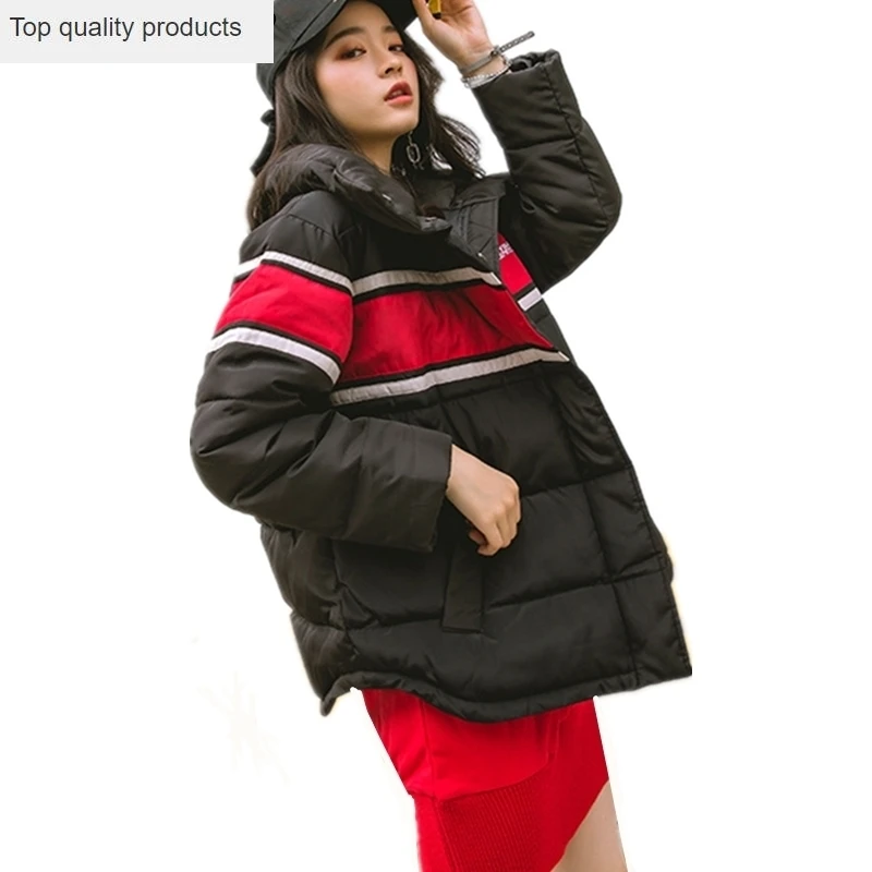 

Новинка 2020, зимнее женское хлопковое пальто, свободная верхняя одежда большого размера, модная теплая зимняя куртка для женщин, короткое па...
