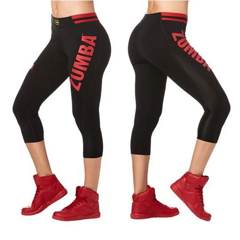 

Recommended by the President ZUMBA Yoga Pants Zumba Wear Training Fitness Aerobics Trousers Aerobics Wear Running Wear Legs Danc