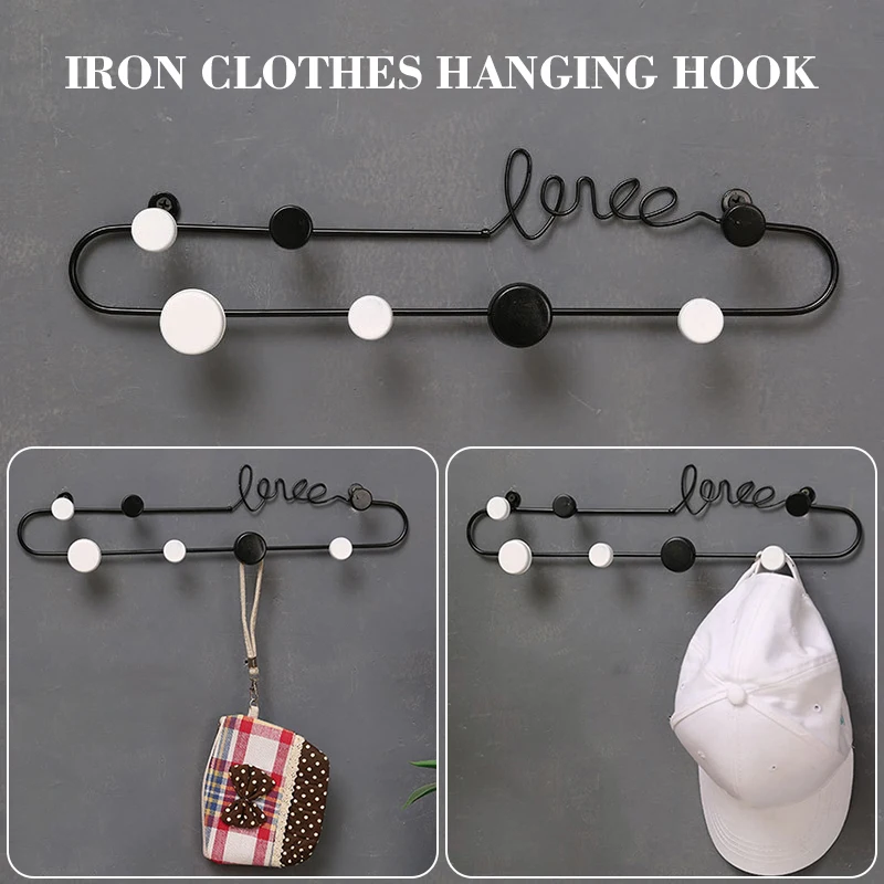 

Настенный кованый железный художественный крючок с надписью Love для одежды, фотографический крючок, 1 шт.