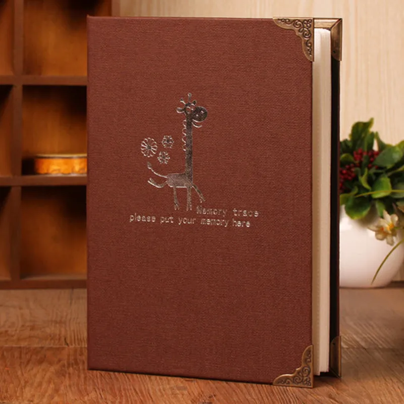 6 дюймов фотоальбом мультфильм Милая картинка рамка для хранения 200 листов