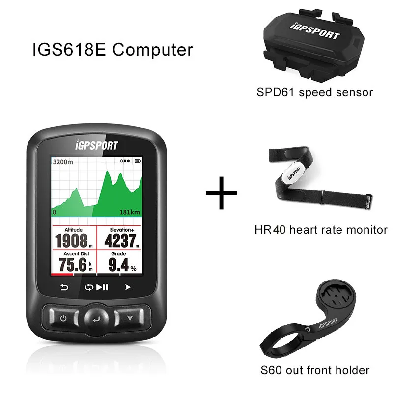 Group 8 IGPSPORT ANT+ GPS IGS618 Велосипедный блютуз Беспроводной секундомер Спидометр Водонепроницаемый IPX7 Велоспортный велосипедный Спидометр компьютер - Цвет: Group 8