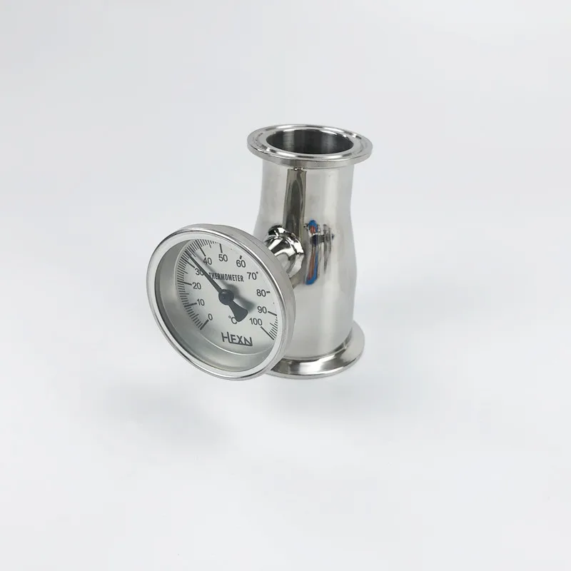 Редуктор Tri-Clamp 2 &quot(51 мм) OD64 * 1 5 &quot(38 OD50 с разъемом термометра внутренней резьбой