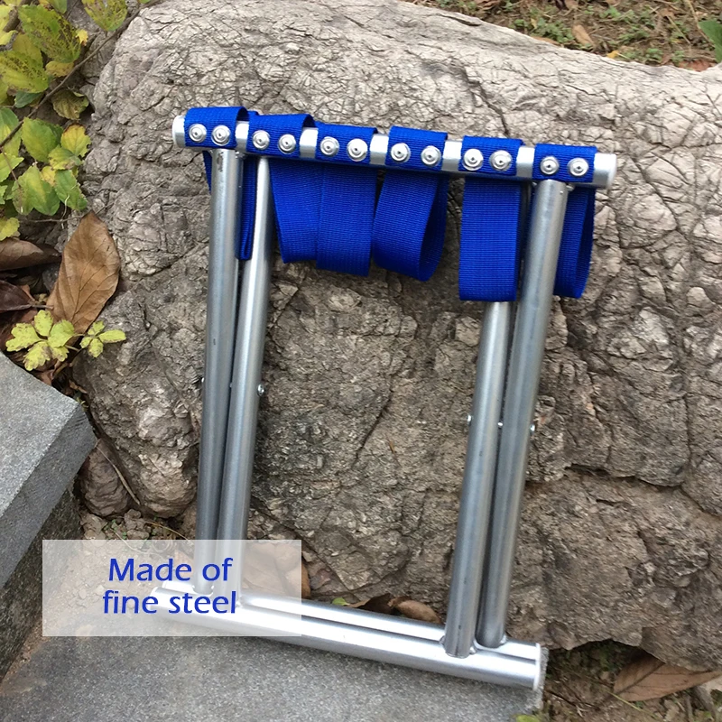 Новая Складная Стальная Круглая трубка Maza маленькое сиденье большой портативный