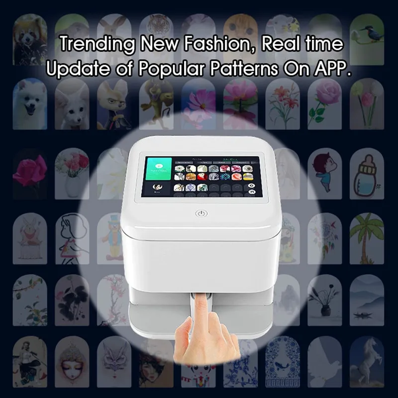 Новинка 2022 многофункциональный цифровой портативный 3D-принтер для ногтей цена