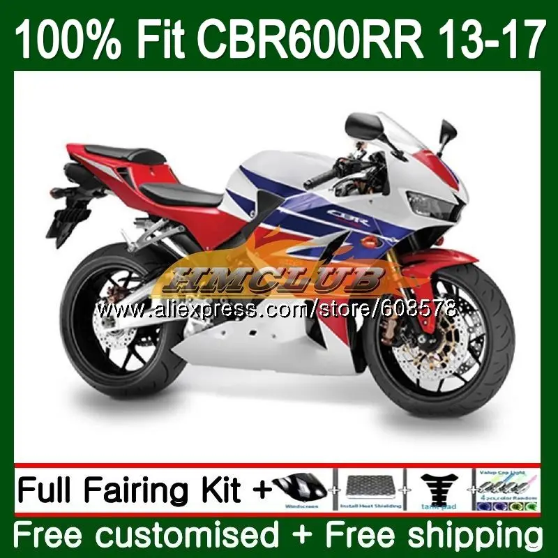

Injection For HONDA CBR600RR 2013 2014 2015 2016 2017 82CL.65 Red White CBR 600RR 600 RR CBR600 RR F5 13 14 15 16 17 Fairing