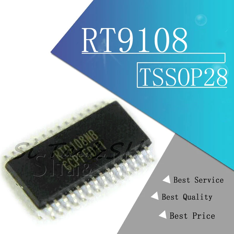 ЖК звуковой усилитель RT9108 RT9108N RT9108NB RT9108NBGCP TSSOP28 чип 5 шт.|tssop28| |