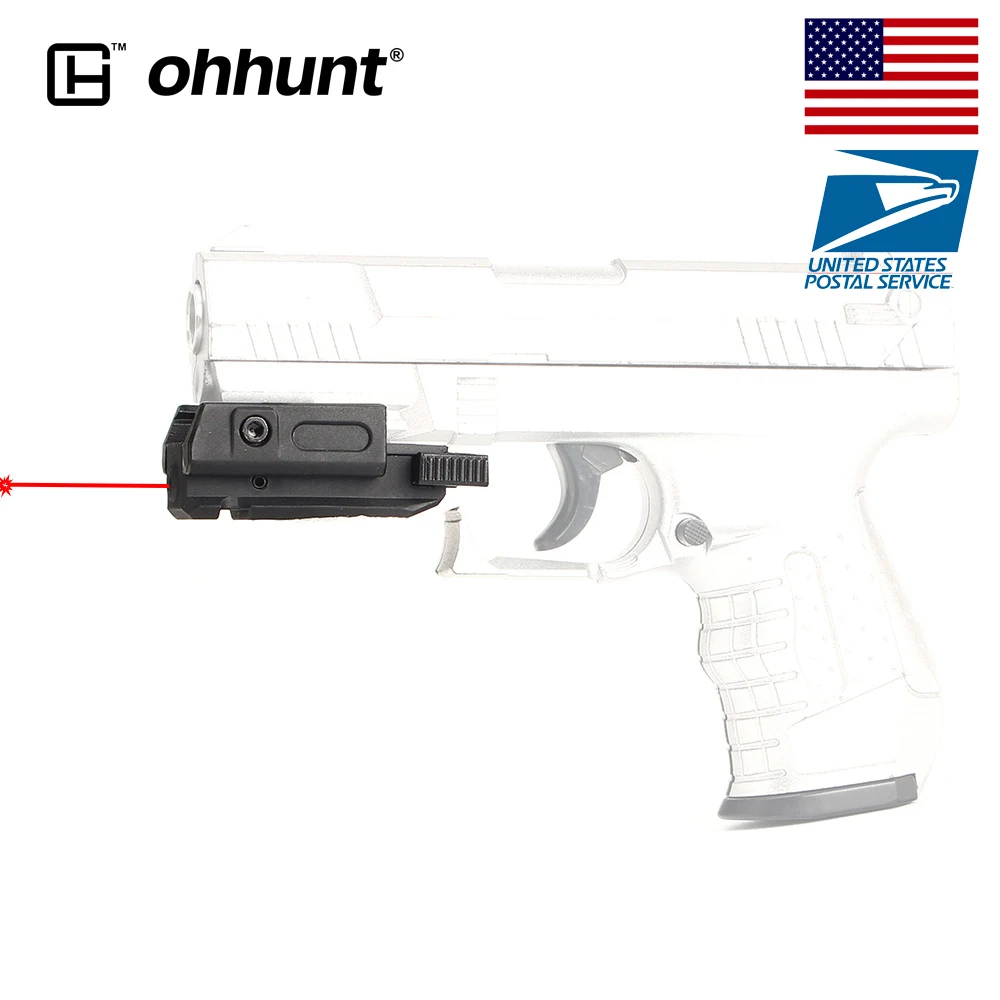 

ohhunt Low Profile Hunting Red Dot Laser Sight Scope Laser Pointer 20mm Picatinny 3/8" 11mm Dovetail Mount