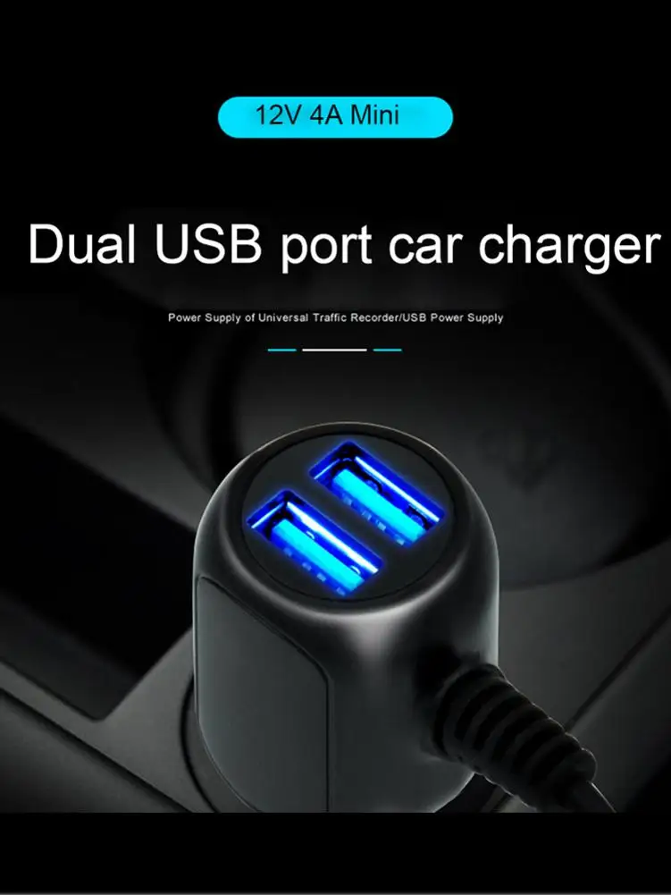 3 5 м 12 В 4 а автомобильное зарядное устройство для видеорегистратора RF Mini / Micro