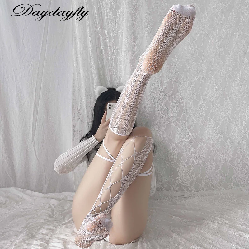 Женский сетчатый брикет сетчатые колготки для женщин Сестринские длинные