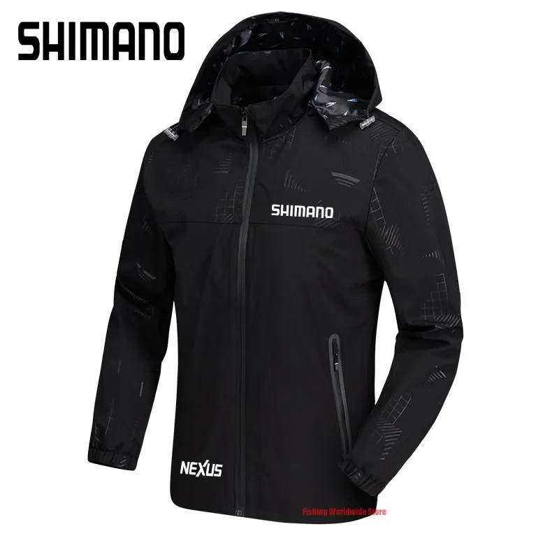 

2021 Shimanos Fishing Jackets Summer Autumn Top Quality Outdoor Sport Hooded Hiking Fishing Clothings Breathable Fishing Clothes