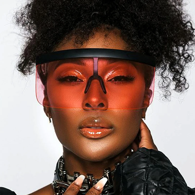 Солнцезащитные очки в стиле панк для мужчин и женщин UV400 модные зеркальные