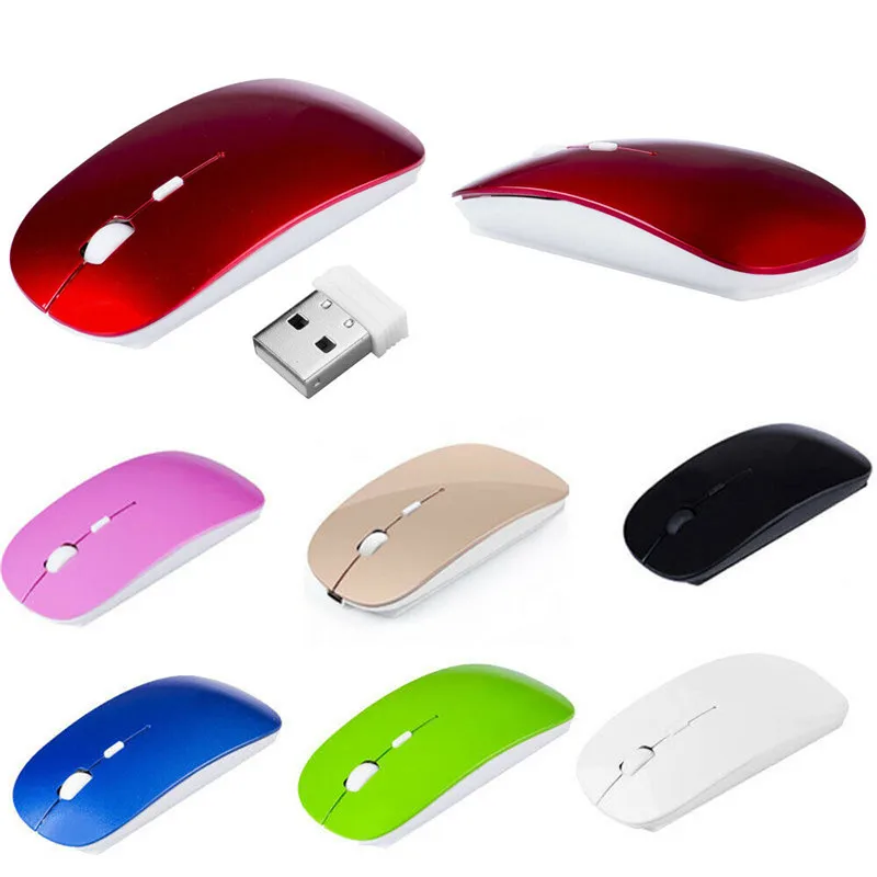 Портативная оптическая беспроводная Волшебная мышь 2 4 ГГц мыши с usb-приемником