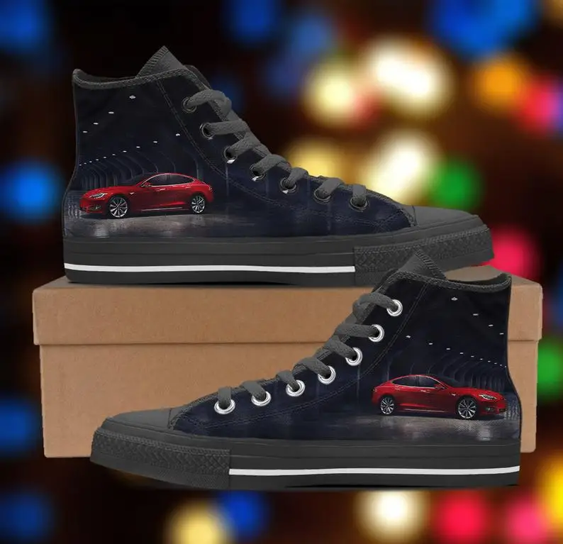

Tesla Model S shoes Casual Sneakers Shoes For Man High For Men/high Quality Handiness Light Weight Sneakers