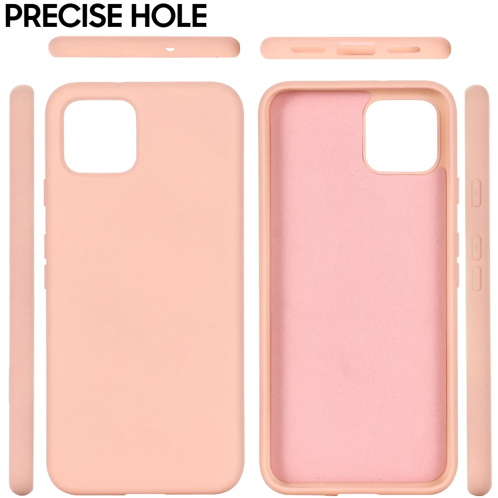 Capa for Google Pixel 4 Case Ultra Thin Pure Soft Liquid Silicon Cover Case for Google Pixel 4XL 4 XL Full Case Shockproof Funda