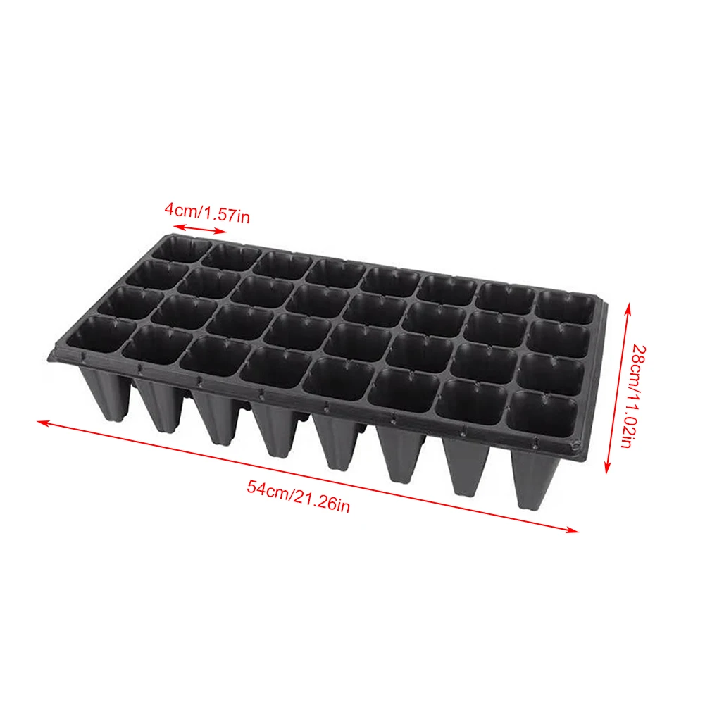 

10pcs 32 Holes Garden Nursery Pot Tray For Succulent Flower Vegetable Seed Grow Box Plant Seedling Propagation Tray