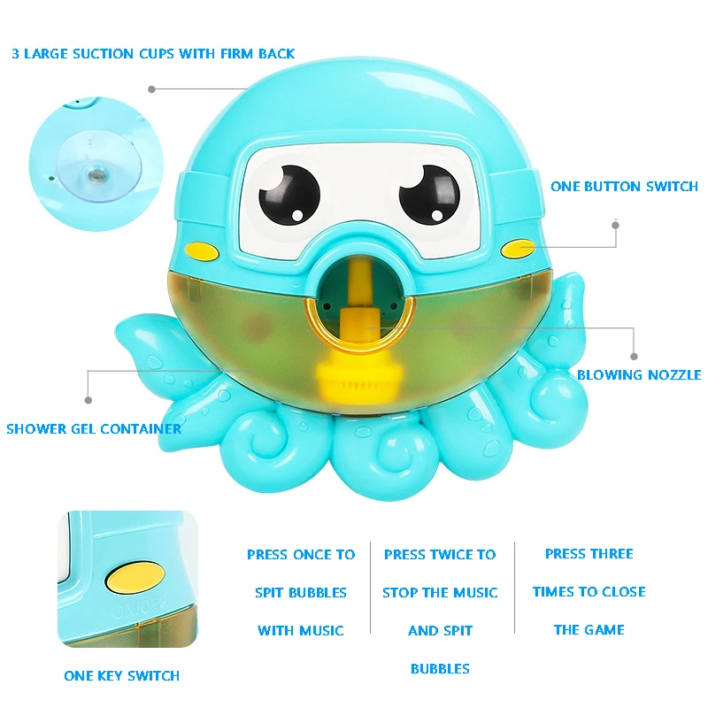 Дропшиппинг Пузырьковая машина крабы лягушка музыка детская игрушка для ванны