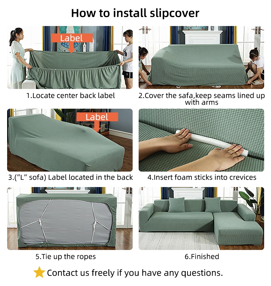 

Lovely Cat/Dog/Pets Cartoon Stretch Sofa Cover Elastic All-inclusive Corner Couch Covers for Living Room New Year decorations