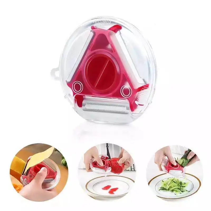 Поворотный кухонный гаджет 3 в 1 измельчитель картофеля огурцов механический нож