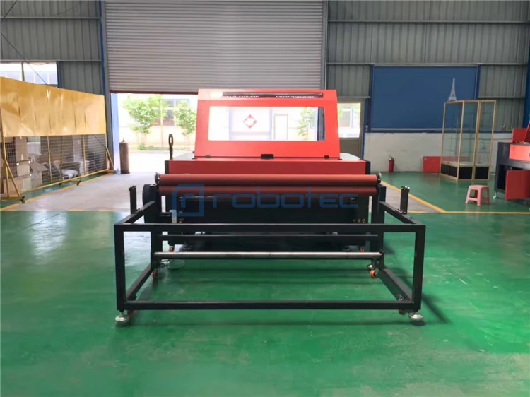 Автоматическая подача co2 cnc CCD камера сканирование Лазерная резка машина для