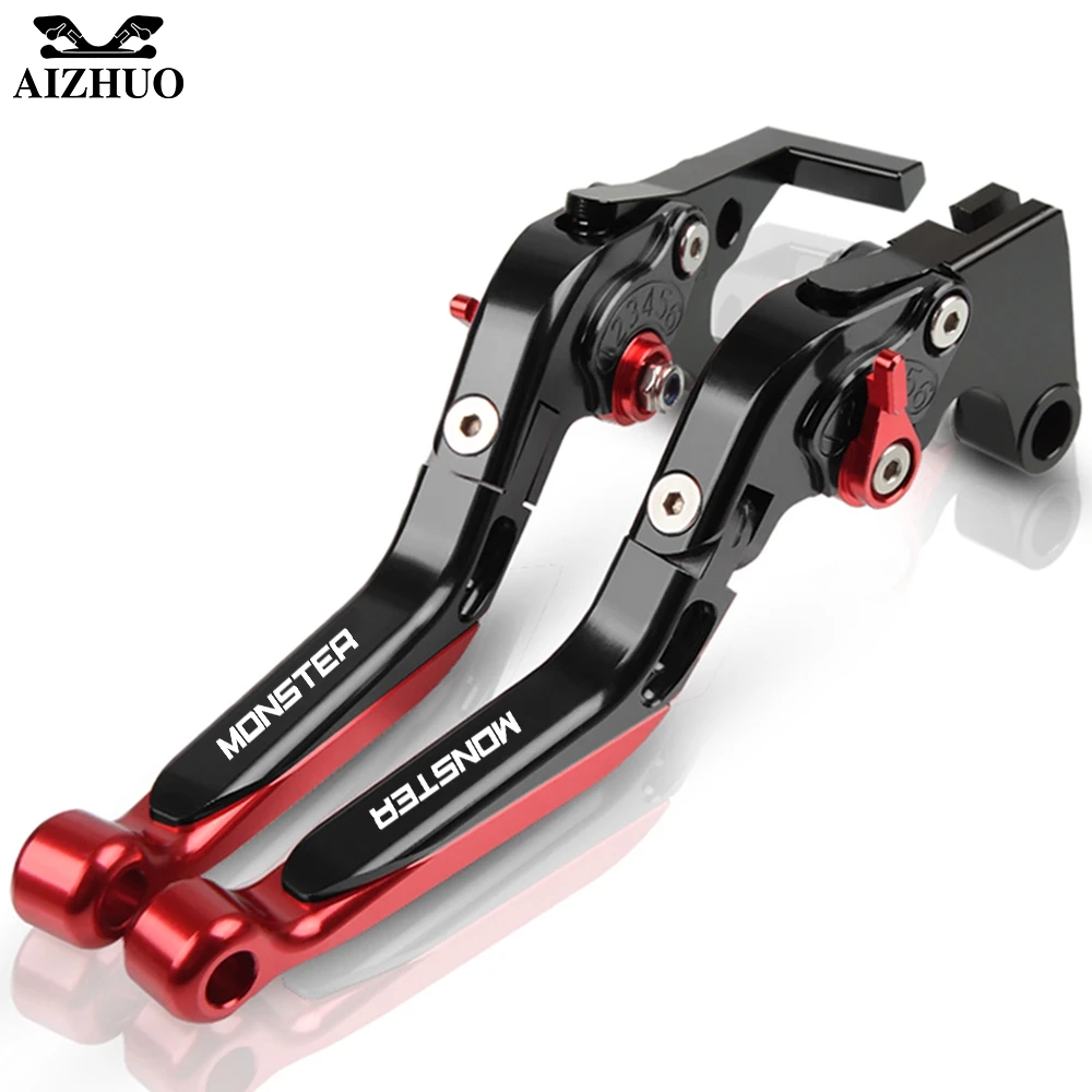 Для поездок на мотоцикле Ducati Monster 696 695 796 400 620 797 M600 M900 M620 мотоцикла с ЧПУ Регулируемая Складная Выдвижная сцепные рычаги