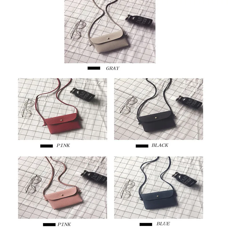 Женская сумка из искусственной кожи для отдыха корейская женская на плечо мини