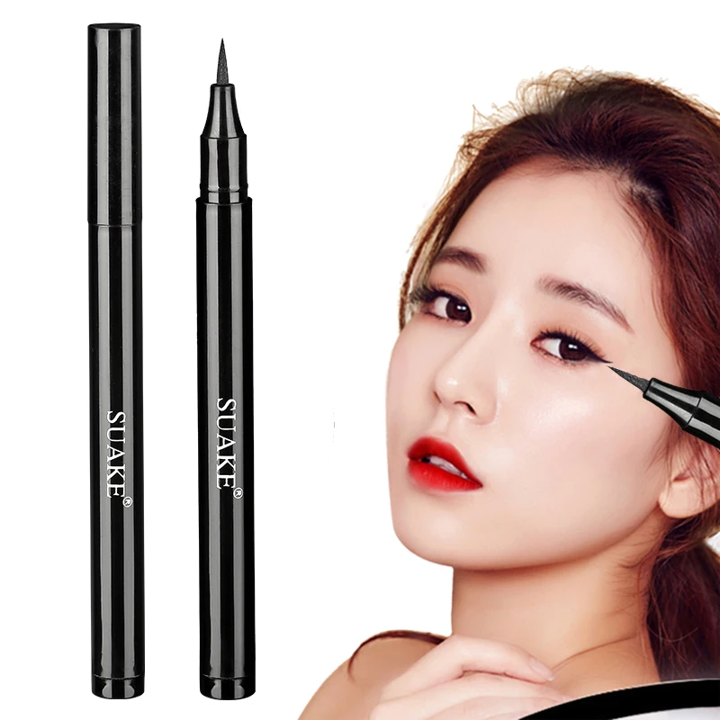 

New Winged Black Liquid Eyeliner Stamp Pen Delicate Waterproof Makeup Women Eye Liner Pencil Korean Cosmetics Beauty Tools