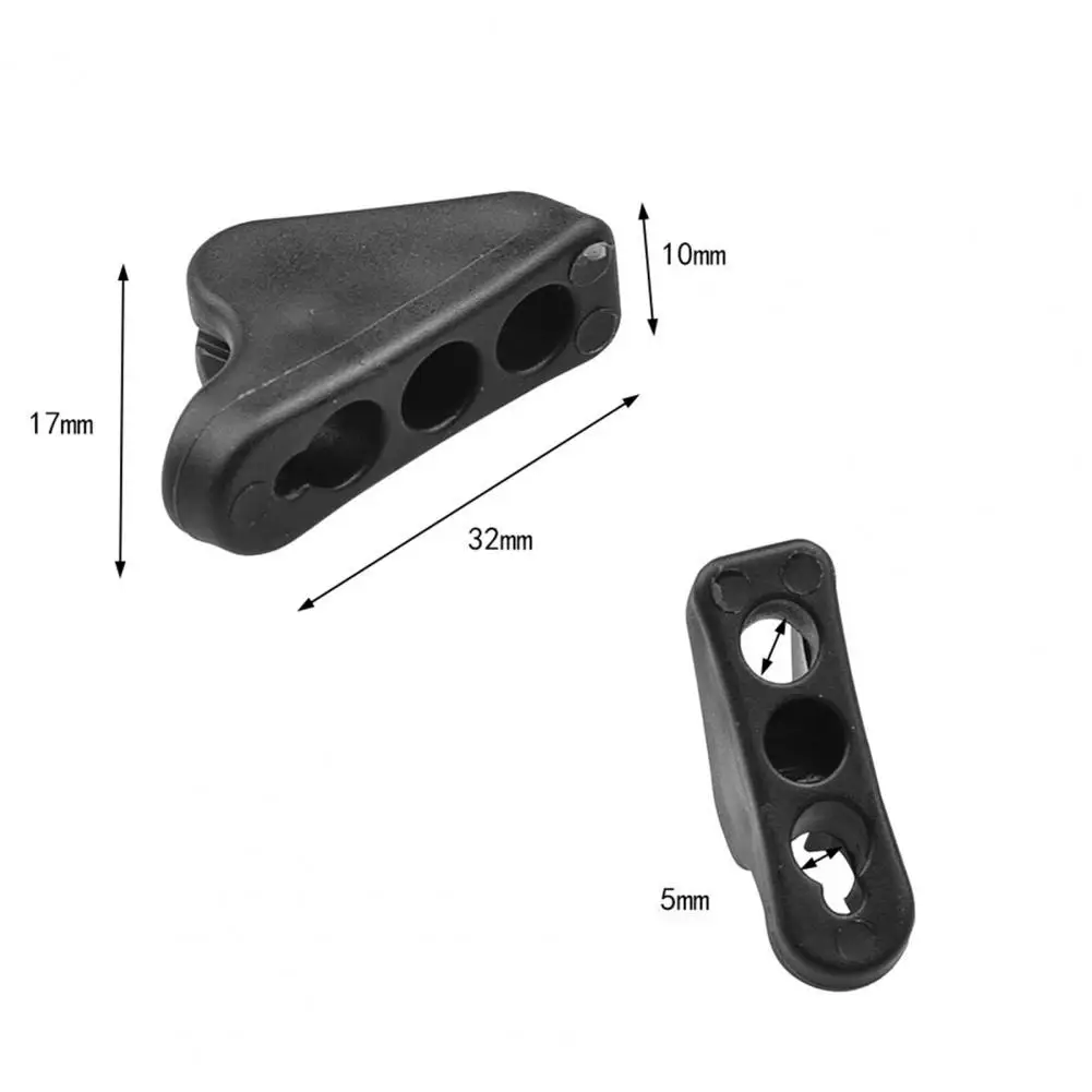 

20Pcs Convenient Adjustable Outdoor Non-Slip Multifunctional Tent Triangle Rope Buckles Fastener for Camping