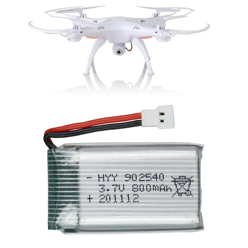 Аккумулятор Lipo 3 7 в 800 мАч для Syma X5 X5C X5S X5SC X5HW X5HC X5SW M68 X300 X400 X500 X800 HJ819 902540
