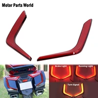 motorcycle decorative turn signal led rear saddlebag accents lights for honda gold wing tour dct airbag 2018 2020 2021