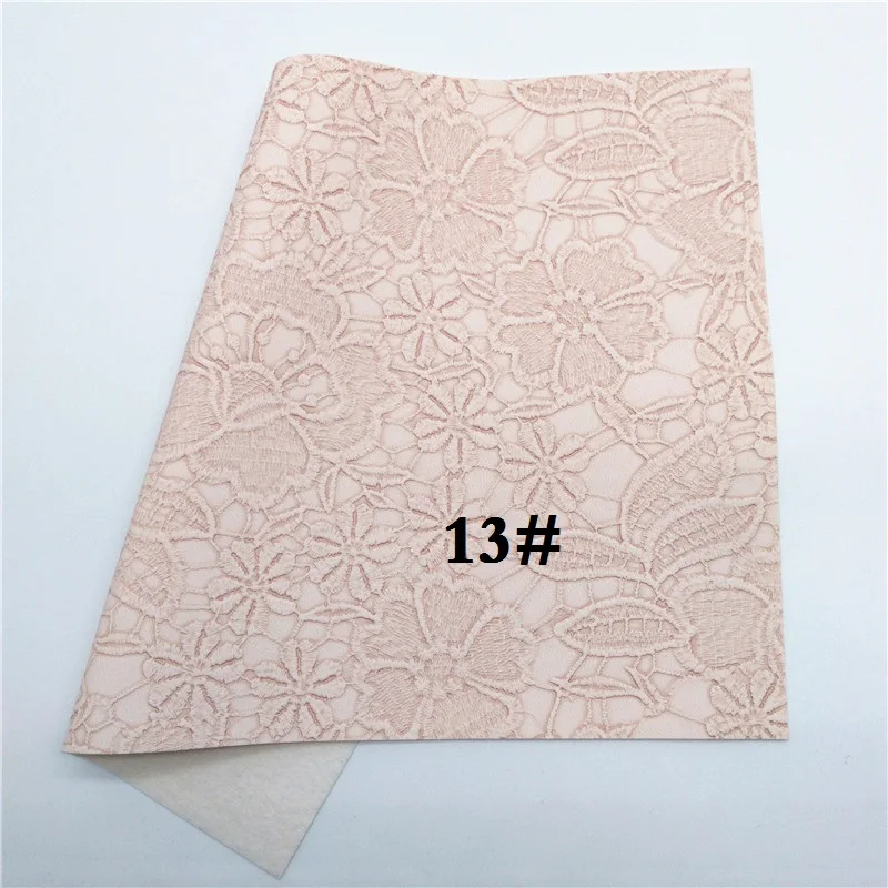 13 Glitterwishcome 21X29 см A4 размер винил для бантов Радужное тиснение цветы кожа ткань искусственная кожа листы для бантов, GM604A - Цвет: 13